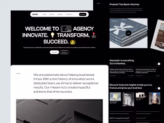 Agency Landing Page