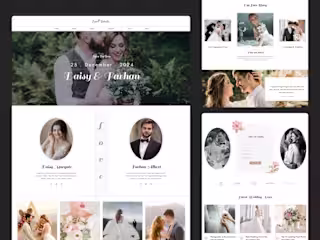 Lovebirds — Elegant Wedding Website