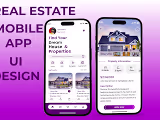 REAL ESTATE MOBILE APP UI DSIGN