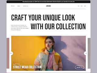 Urbanix E-commerce Clothing Store | UI/UX Design
