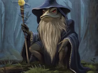Froggy the Wizard in the Woods!