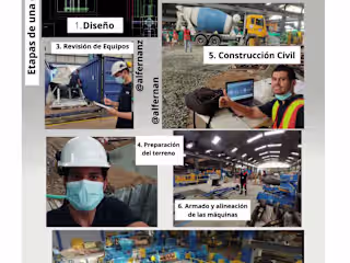 Design of structural elements and industrial plans for Ipac.