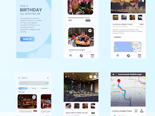 Building an App for birthday itinerary planning