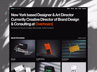 Kenjoo — Sleek Modern Portfolio (Framer Development)