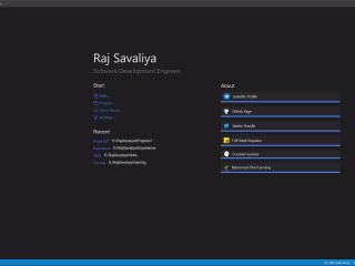 VSCode Themed Dev Portfolio