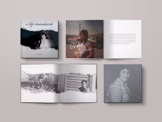 Tribute Digital Collage Book