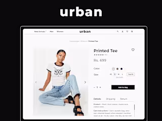 Fashion Website - Web Design