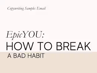 Here's How to Break a Bad Habit