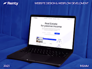 Webflow corporate website development