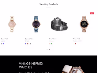 Concept Shopify Store Design - Fashion Niche