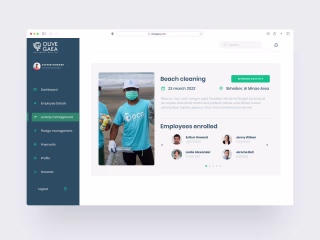 Olive Gaea Dashboard Case Study