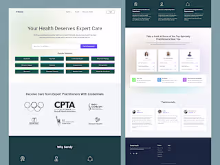Sendy Health - Website