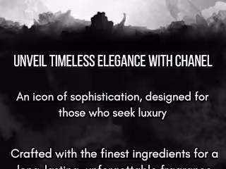 Promotional sales email for chanel perfume