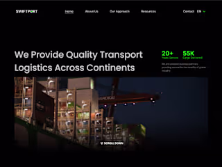 Website Redesign For Swiftport Logistics 