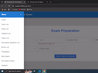 Virtual Question Bank System