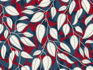 Minimalist Leaf Design Pattern