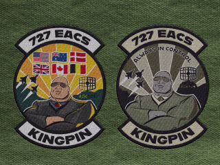 Mascot Graphic Design - US Air Force 727 EACS - Kingpin