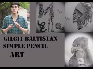 GB SIMPLE PENCIL ART.... - YouTube