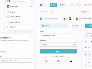 Vendy — CRM Platform UI Design System