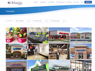 Data Scraping from Atlantic Retail Tenant Listings