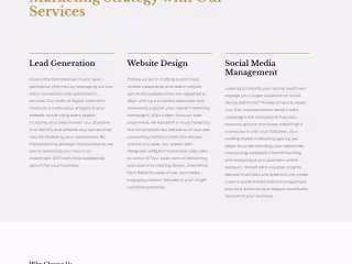 Marketing Agency Website