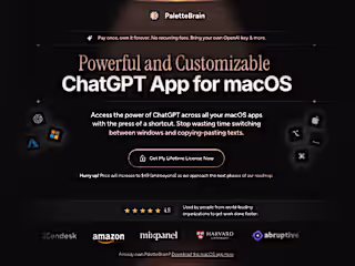 PaletteBrain - ChatGPT for macOS