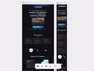 Stunning framer website