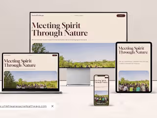 Sacred Pathways - Webdesign