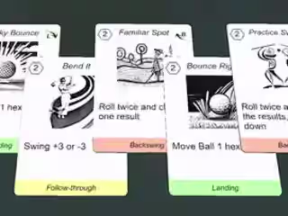 HexaGolf: AI assisted Board Game Design