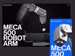 Product Design, Branding, and UI Design - Mecademic