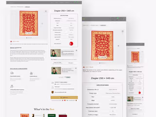 Increasing checkout by 105% on Tapijt & Kelim new website
