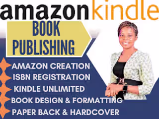 You will get Complete Book Publishing Package: Edit, Format, Pu…