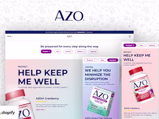 iHealth AZO Supplements Shopify e-Commerce 🇺🇸