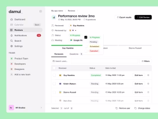 HR Tool app concept