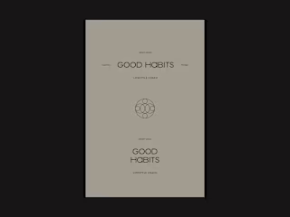 Good Habits - Design Intensive Brand Identity