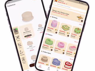 Delizia - Flutterflow Cake Ordering App 