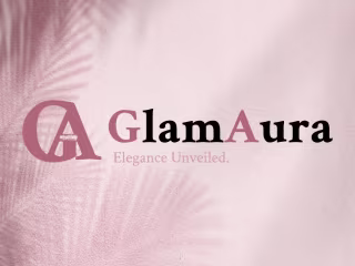 GlamAur Elegance: A Logo of Timeless Beauty.