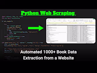 Efficiently Scraped 1000+ Book Data from a Website