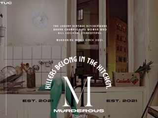 "Murderous Housewife." - A kitchenware brand