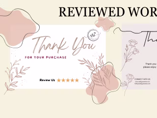 I will custom thankyou cards for every occasion in 1 hour