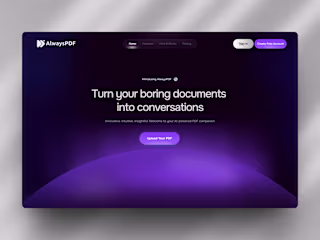 AlwaysPDF Landing Page Development