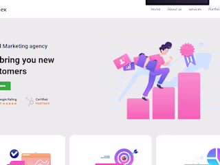 Made a website for digital marketing agency