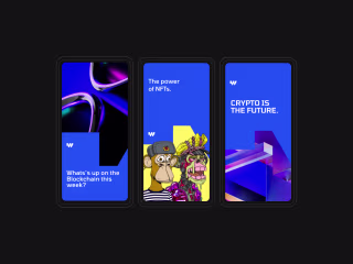WeWo Crypto / Modern branding for fintech LMS