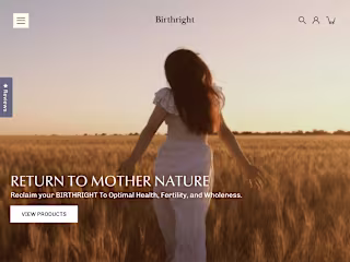 Birthright - Complete Redesign and Shopify Development