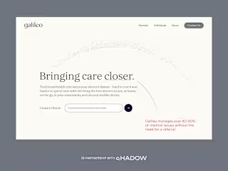 Galileo - Webflow Devlopment