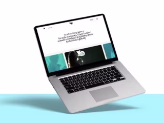 Website design for a video production agency