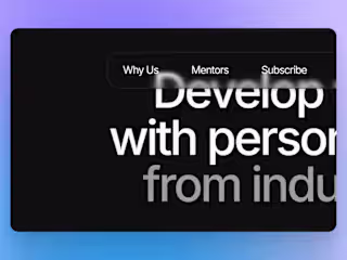 From Figma to Framer: Site for design mentors
