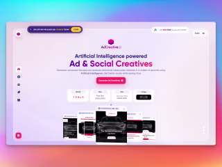 Adcreative.ai | Webflow development