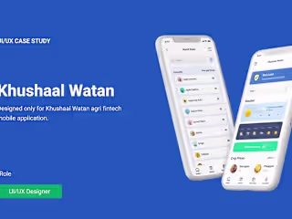 Agri Fintech Mobile App Design