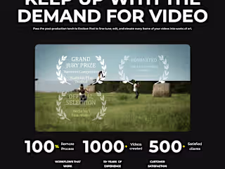 Video Post-production Company Webflow Website